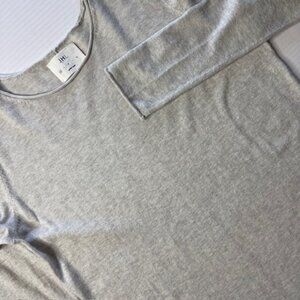 Juliette Hogan Women's Cashmere Cotton Gray Pullover Sweater XS